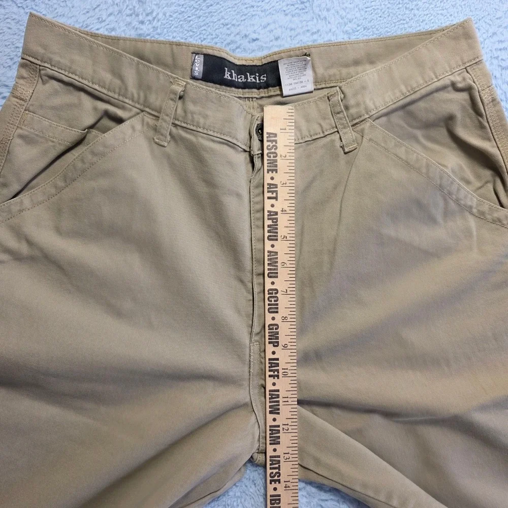 Vintage y2k Levi's Silver Tab Khakis Men's 34x30 Tan Baggy Carpenter Cargo Pants